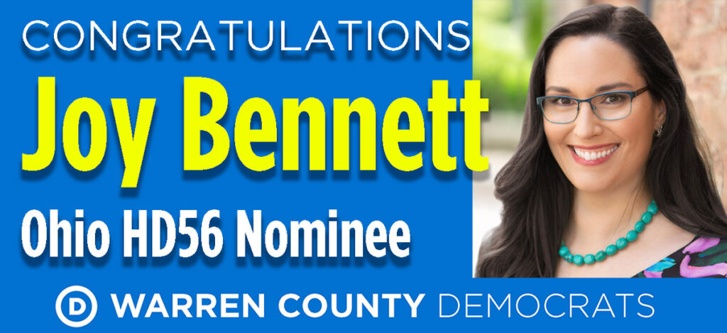 Congratulations Joy Bennett, HD56 Nominee!